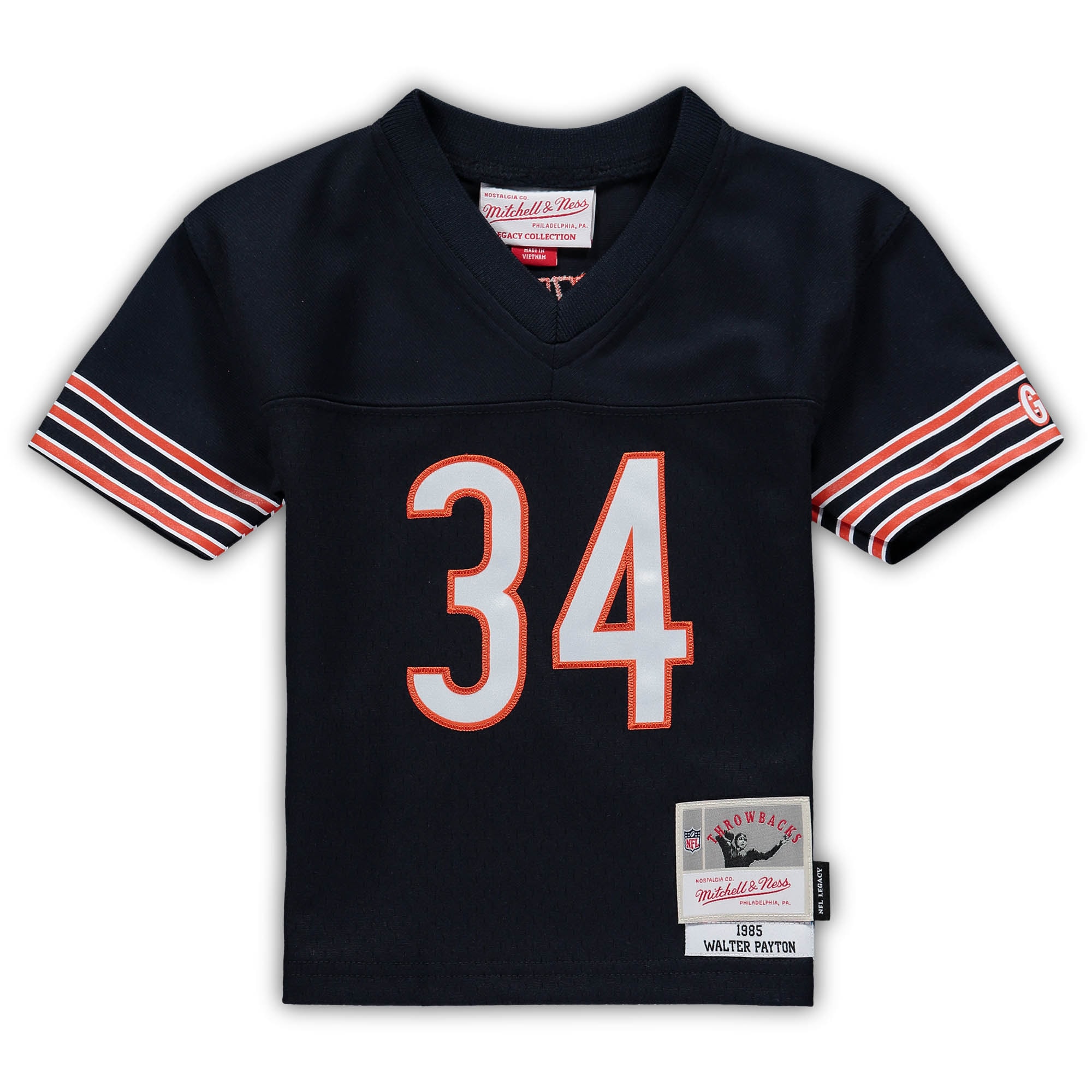 Infant Chicago Bears Walter Payton Mitchell Ness Navy 1985 Retired Legacy NFL Jersey Men's