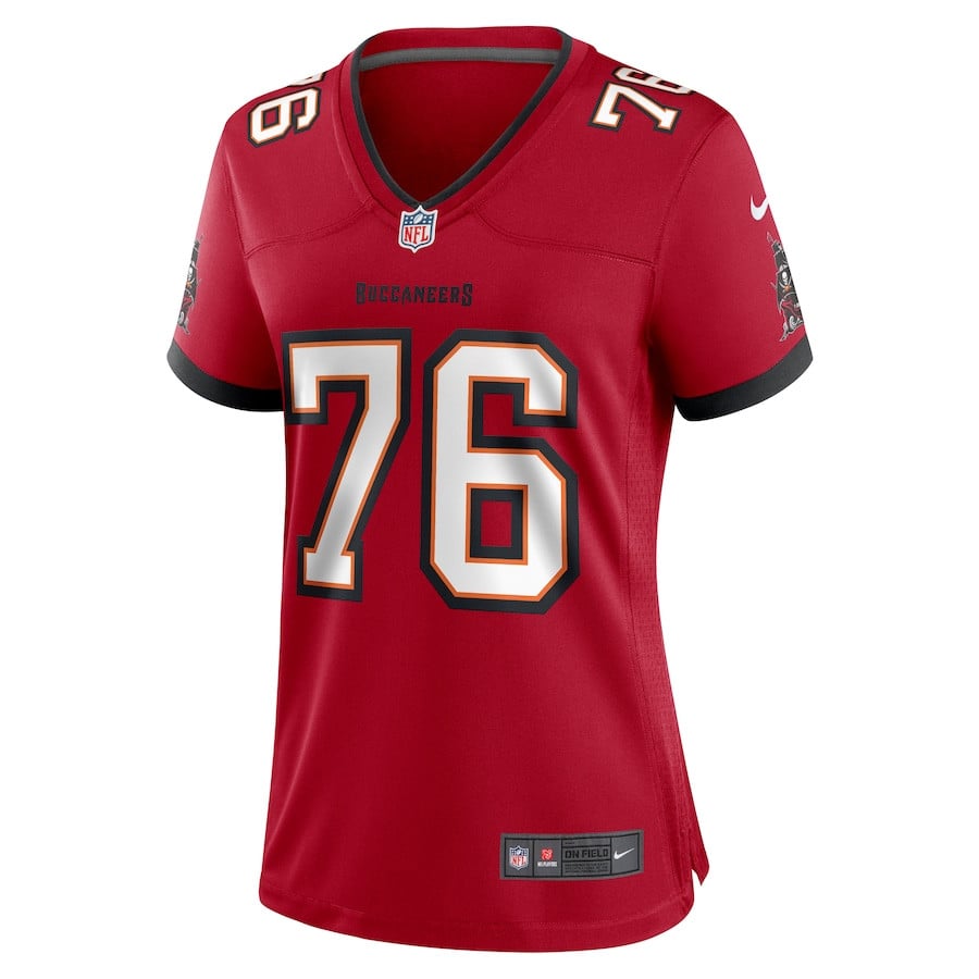 Iosua Opeta 76 Tampa Bay Buccaneers Game Red NFL Jersey Women's