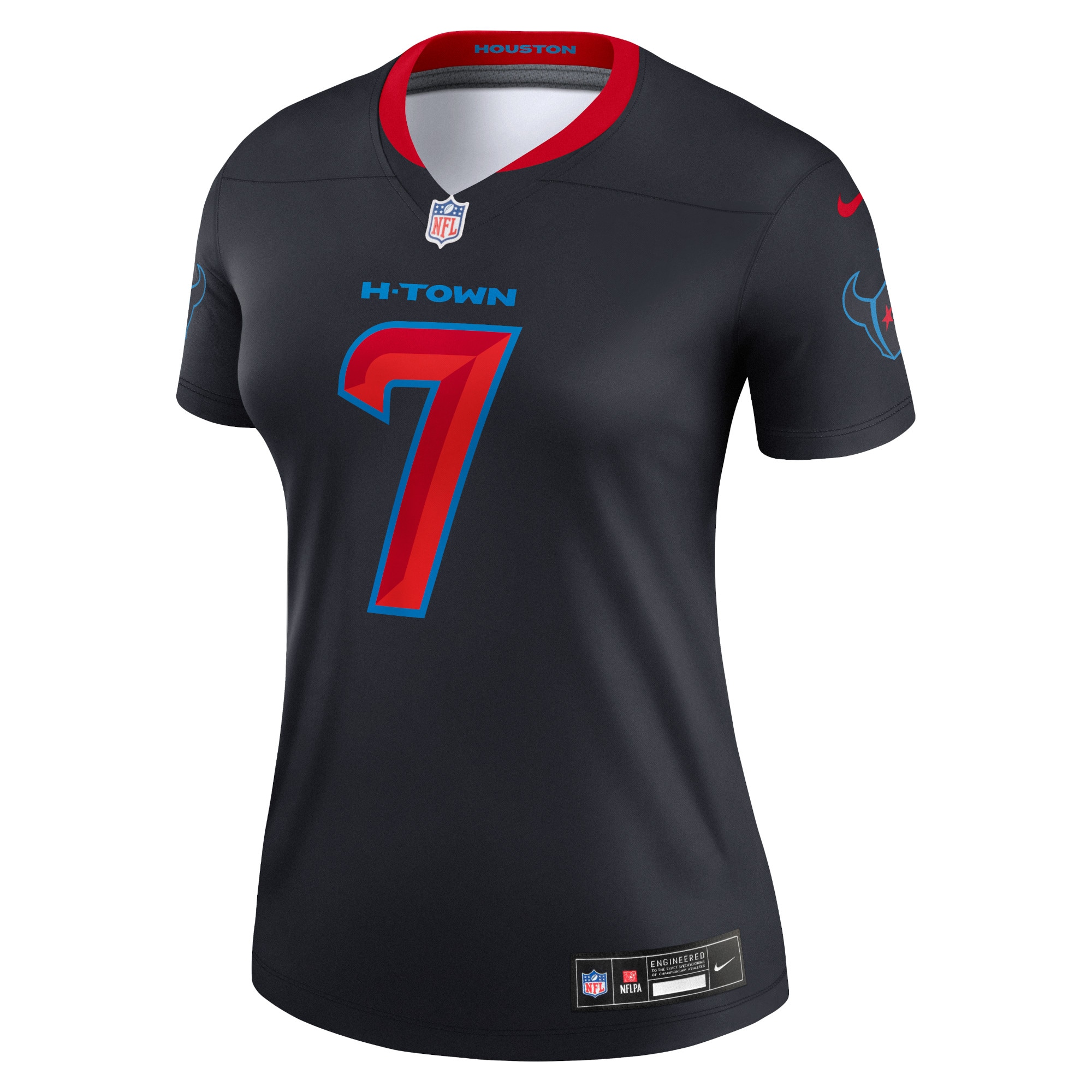 Houston Texans C.J. Stroud Navy Alternate Legend Player Performance Top NFL Jersey Women's