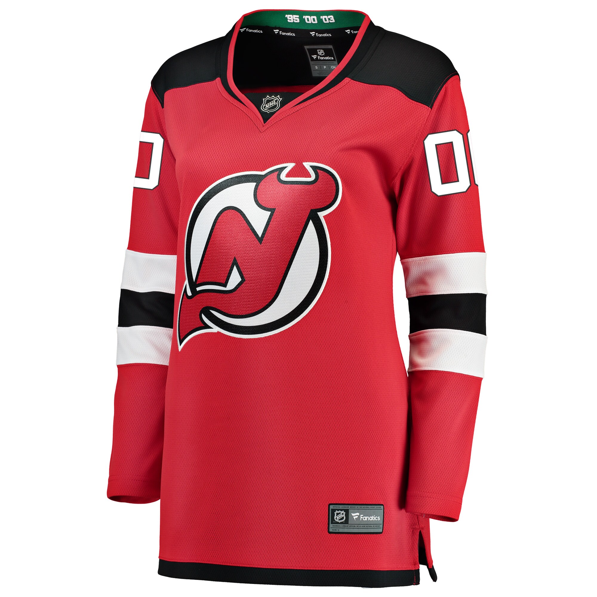 New Jersey Devils Red Home Breakaway Custom NHL Jersey Women's