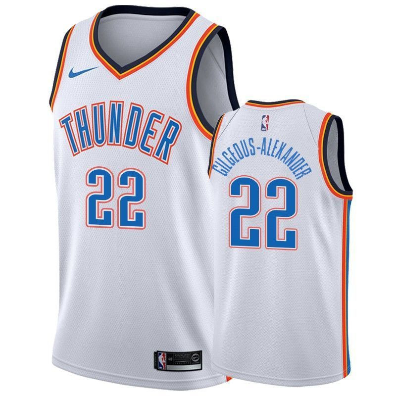 Oklahoma City Thunder Shai Gilgeous-alexander 2 Association NBA Jersey Men's