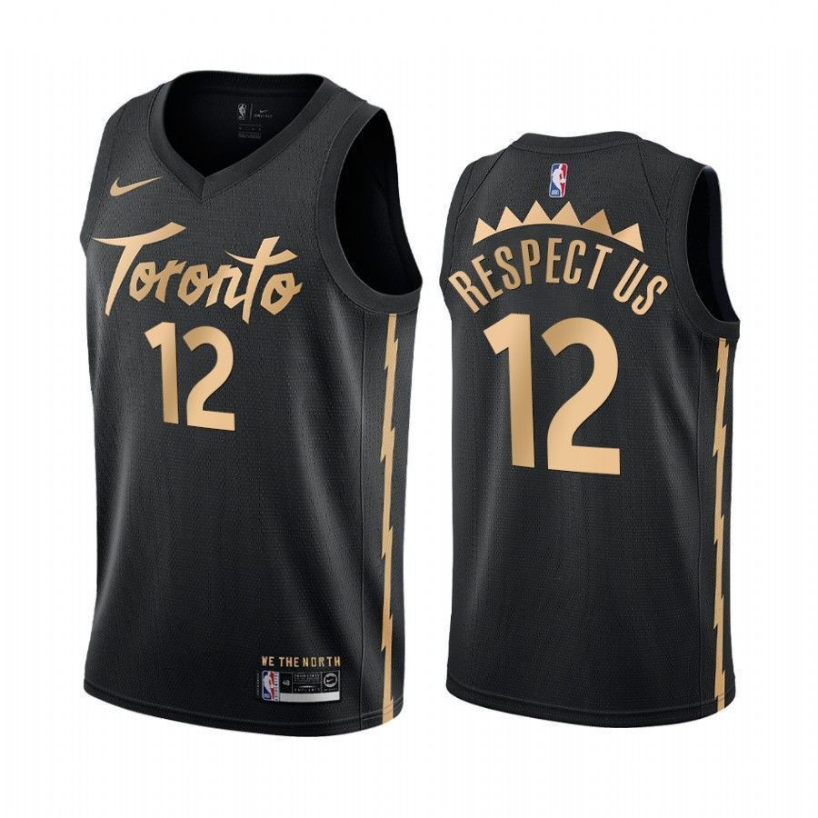 Oshae Brissett Respect Us Raptors City NBA Jersey Men's