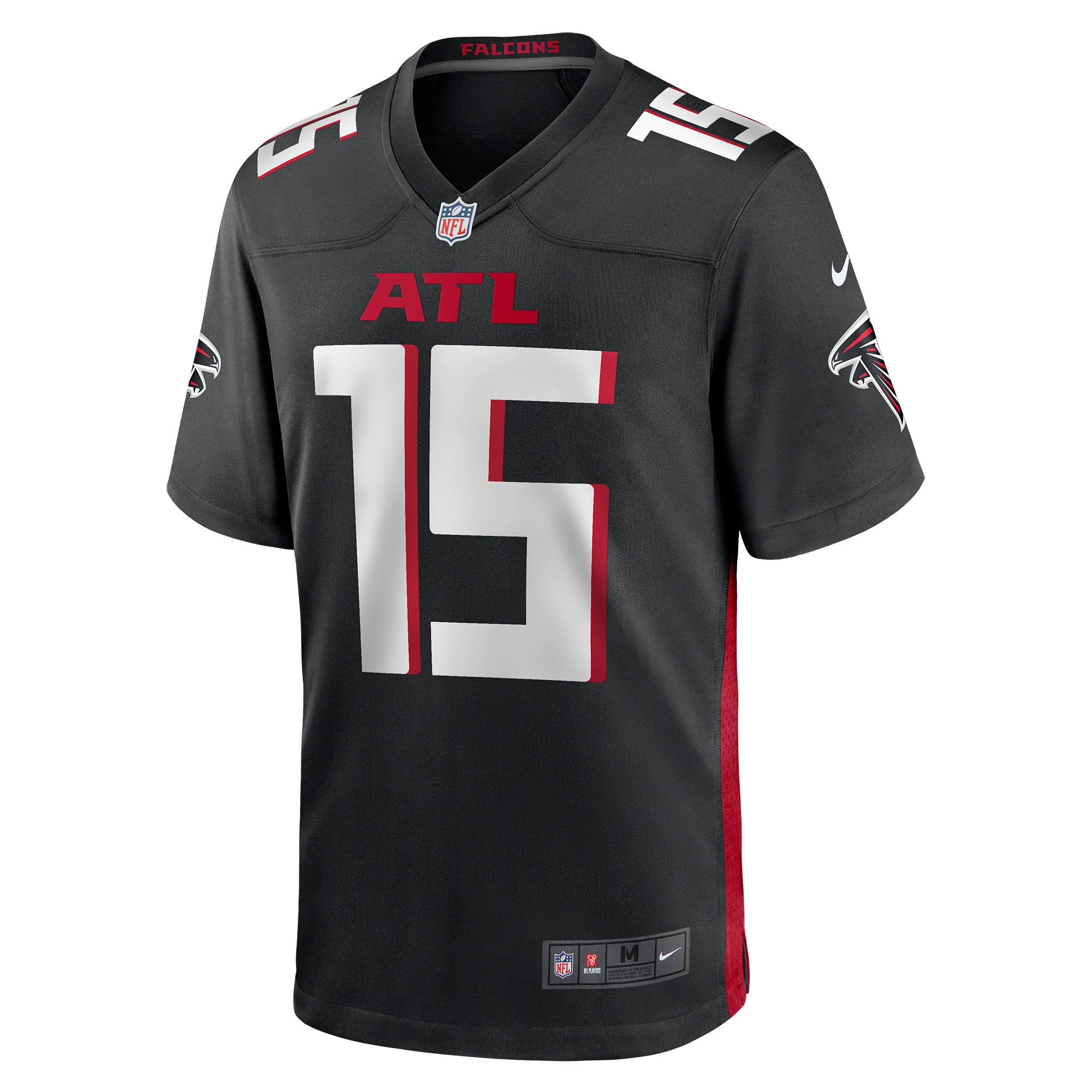 Atlanta Falcons Feleipe Franks Black Game NFL Jersey Men's