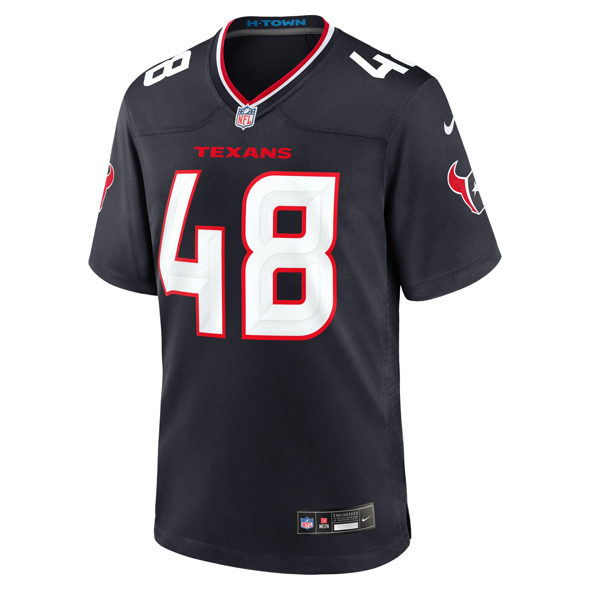 Houston Texans Christian Harris Navy Team Game NFL Jersey Men's