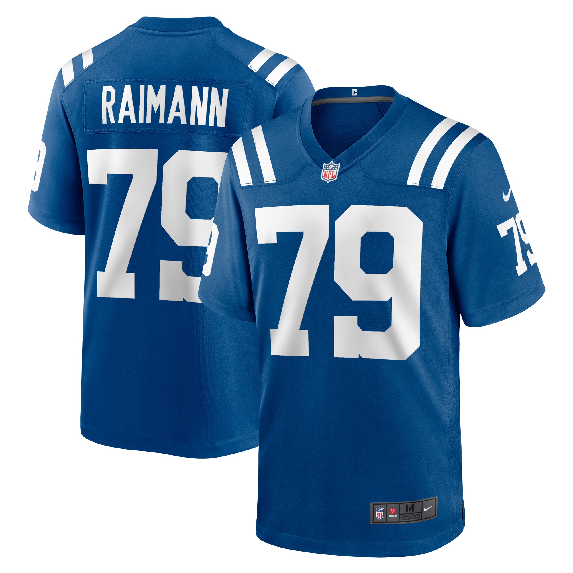 Indianapolis Colts Bernhard Raimann Royal Player Game NFL Jersey Men's