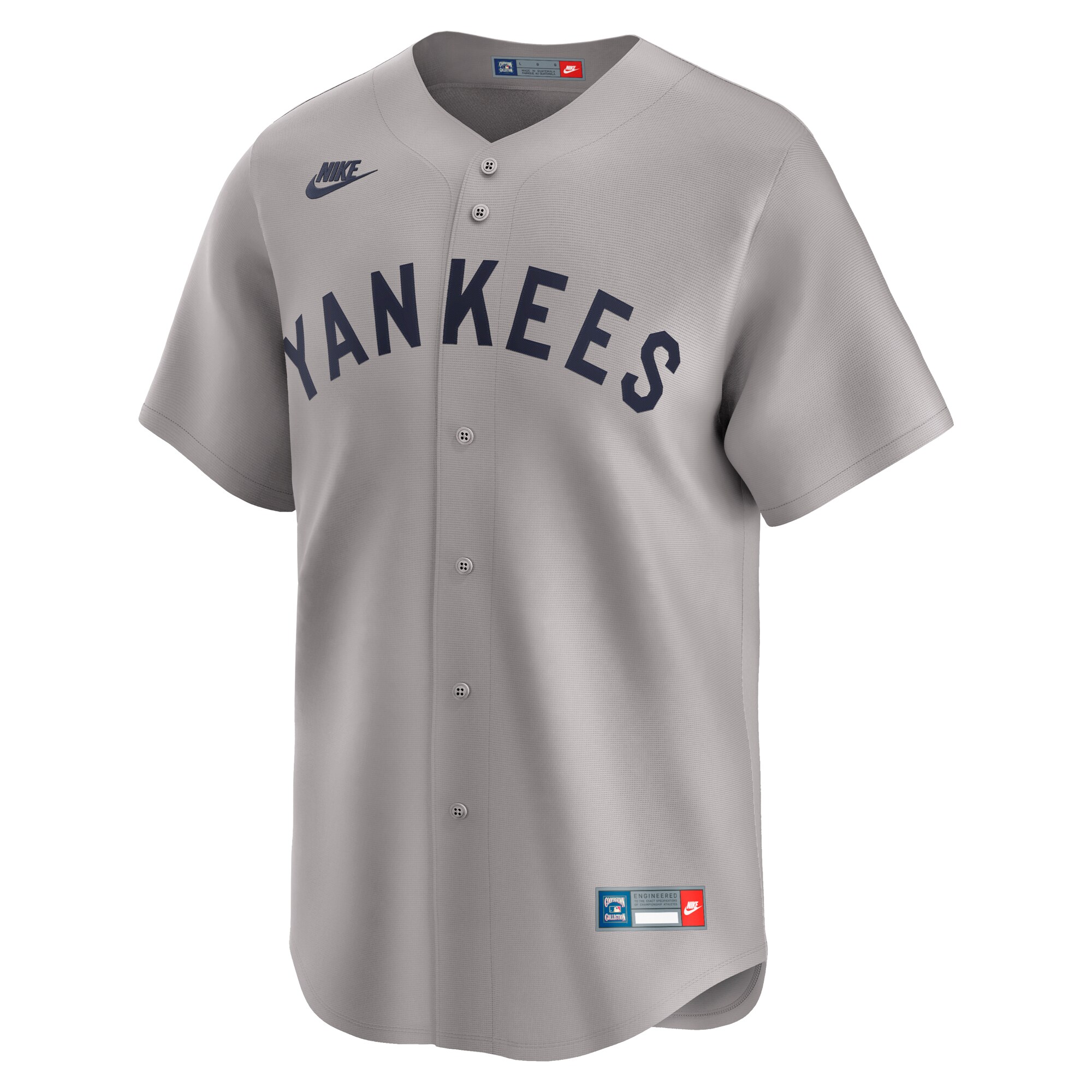 New York Yankees Gray Throwback Cooperstown Collection Limited MLB Jersey Men's