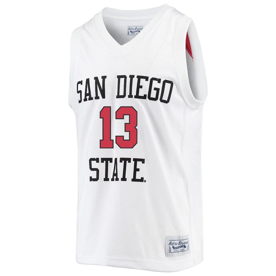 Jaedon LeDee 13 San Diego State Aztecs 2023- Me White NCAA Jersey Men's