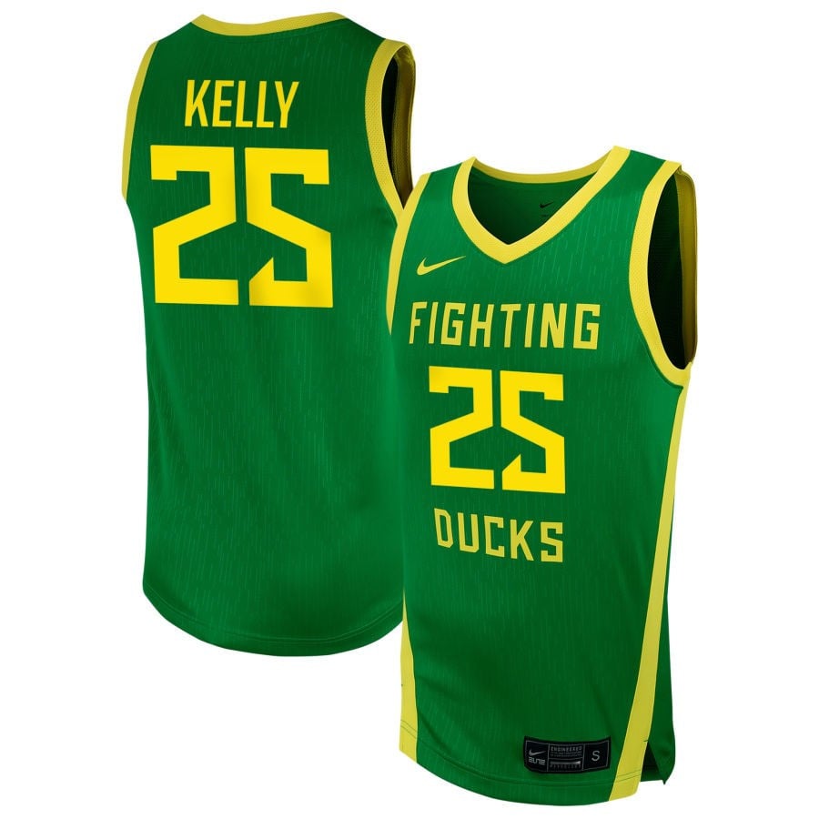 Deja Kelly 25 Oregon Duck Unisex NIL Green NCAA Jersey Unisex