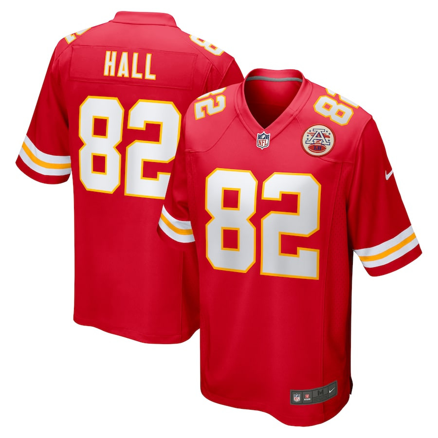 Dante Hall 82 Kansas City Chiefs Retired Player Game Red NFL Jersey Men's