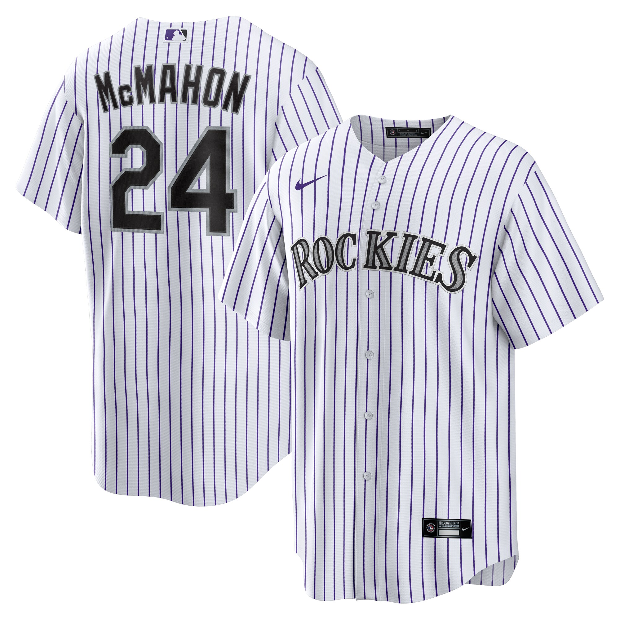 Colorado Rockies Ryan McMahon White Home Player MLB Jersey Men's