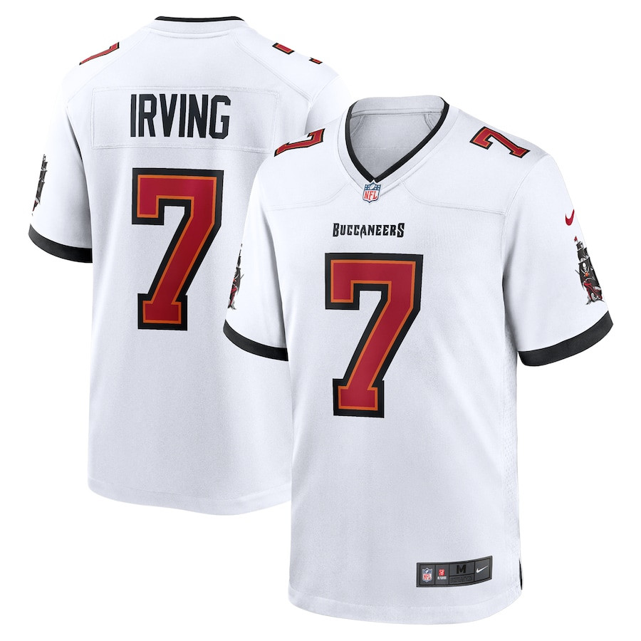 Bucky Irving 7 Tampa Bay Buccaneers Game White NFL Jersey Men's