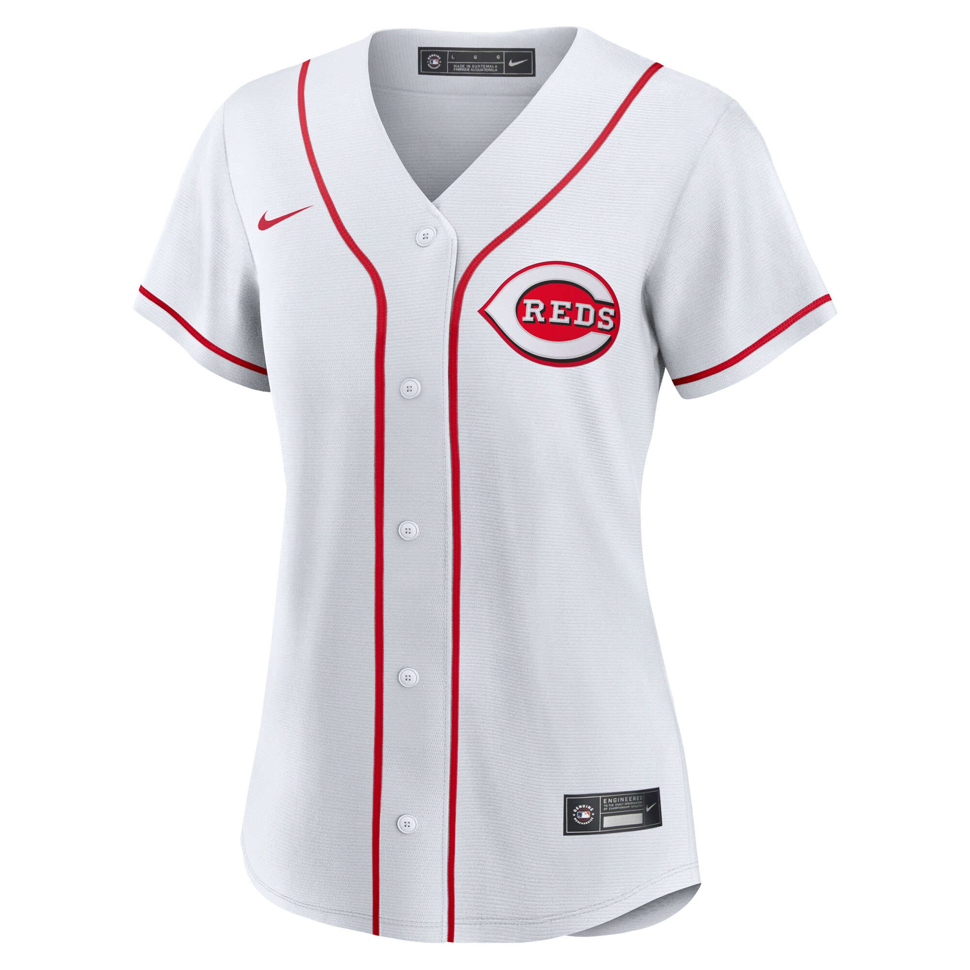 Cincinnati Reds Elly De La Cruz White Home MLB Jersey Women's