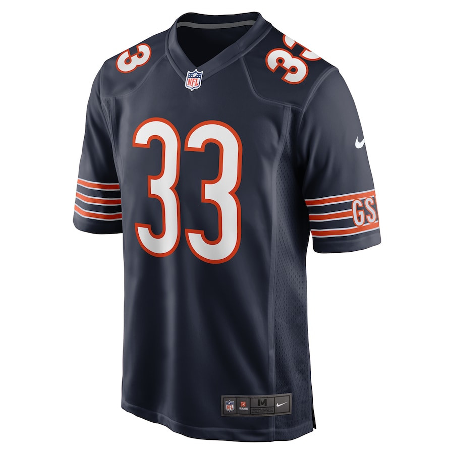 Ian Wheeler 33 Chicago Bears Game Navy NFL Jersey Men's