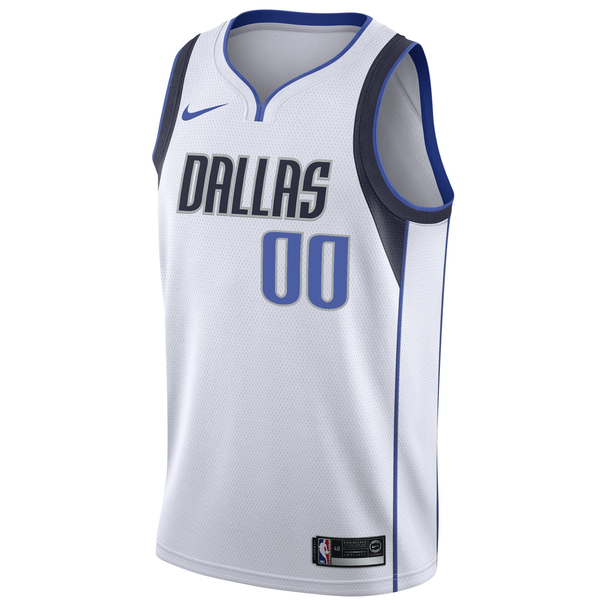 Dallas Mavericks Association Swingman Custom NBA Jersey Men's