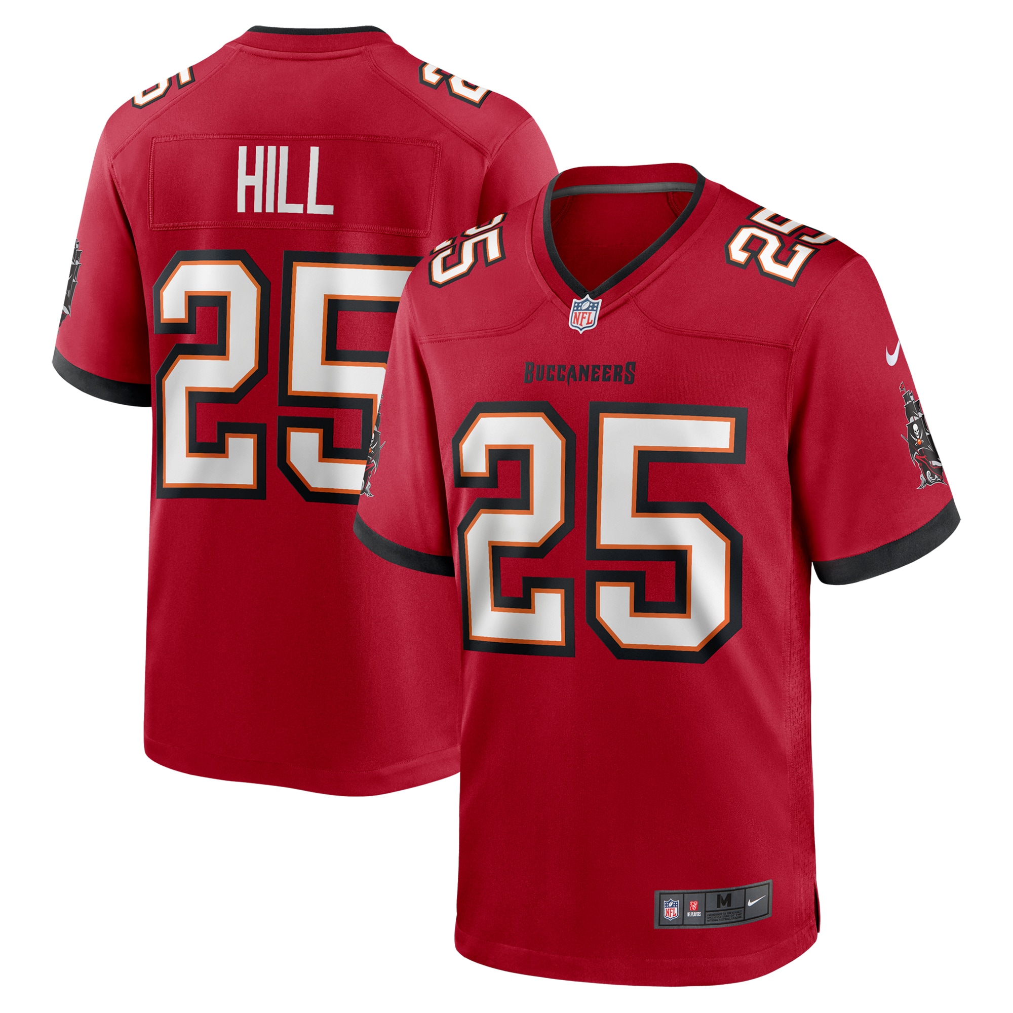 Tampa Bay Buccaneers Troy Hill Red Game NFL Jersey Men's