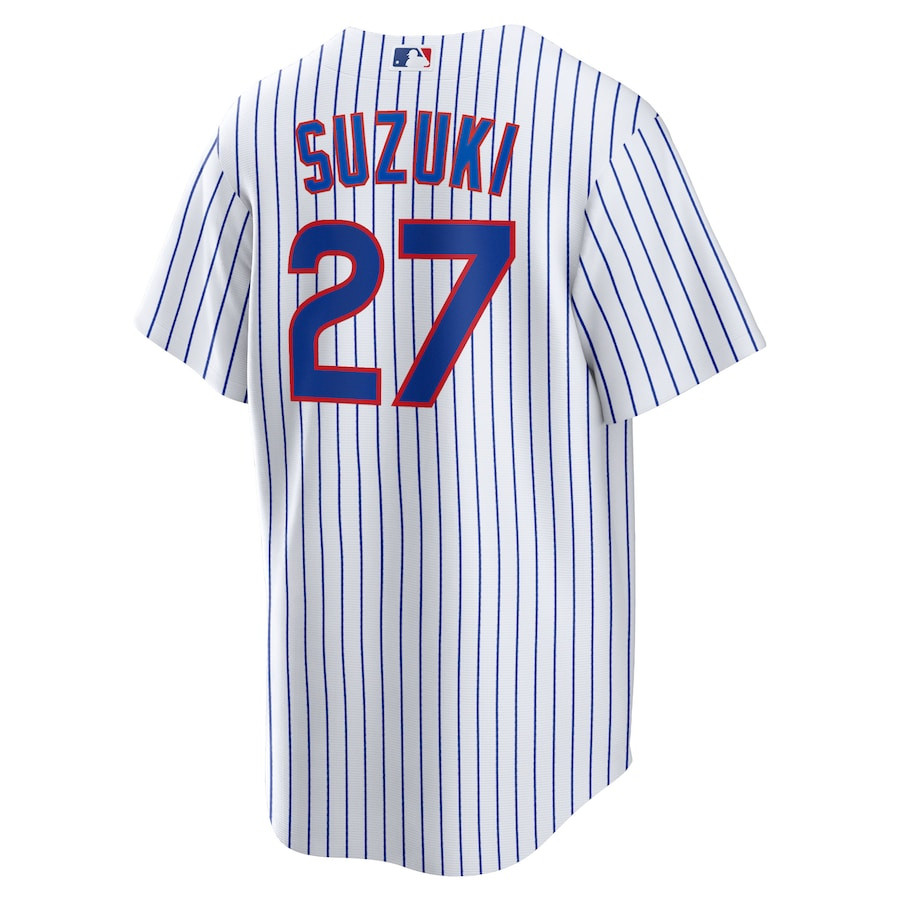 Seiya Suzuki 27 Chicago Cubs Home White MLB Jersey Men's