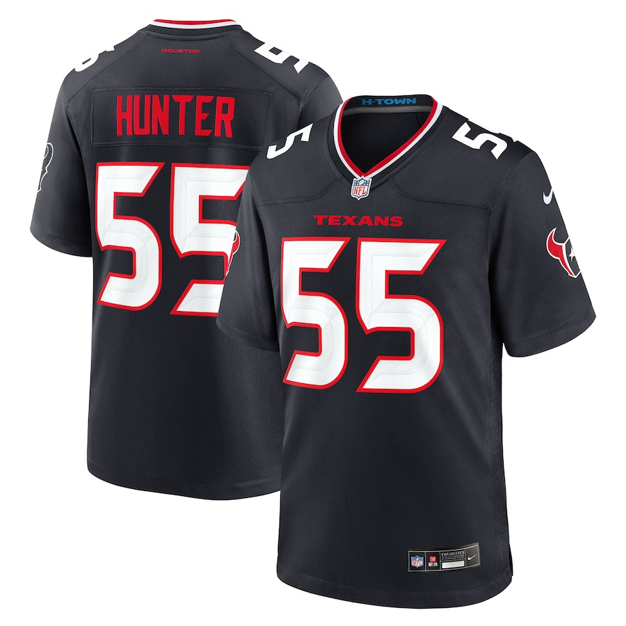 Danielle Hunter 55 Houston Texans Team Game Navy NFL Jersey Men's