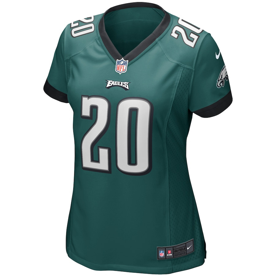 Brian Dawkins 20 Philadelphia Eagles Game Retired Midnight Green NFL Jersey Women's