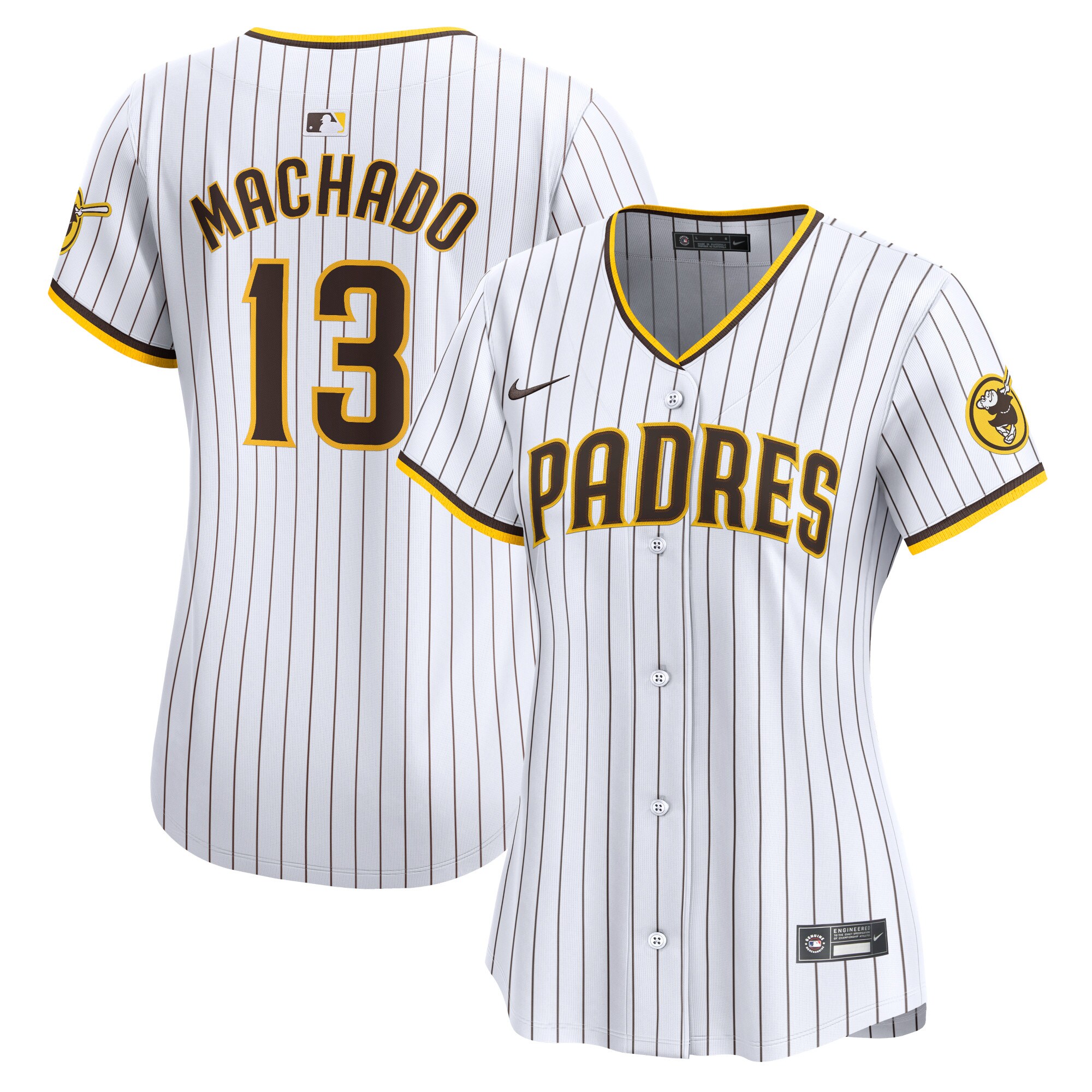 San Diego Padres Manny Machado White Home Limited Player MLB Jersey Women's