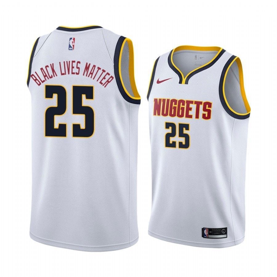 Tyler Cook Black Lives Matter Denver Nuggets Association NBA Jersey Men's