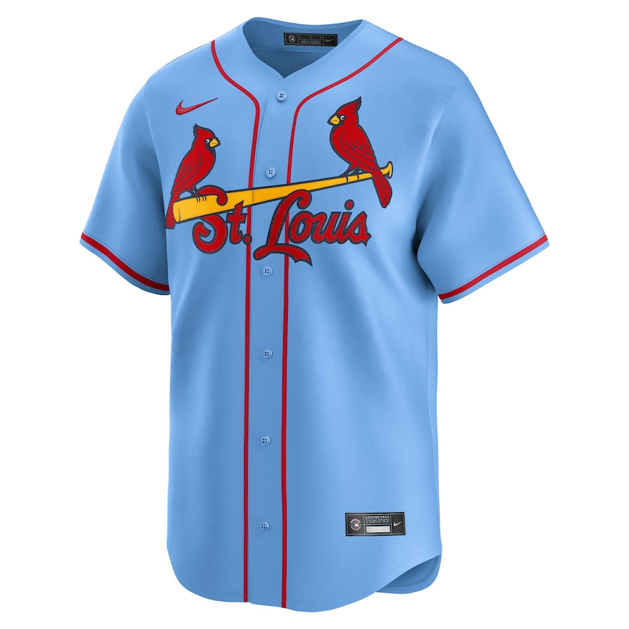 St. Louis Cardinals Alternate Limited Light Blue MLB Jersey Men's
