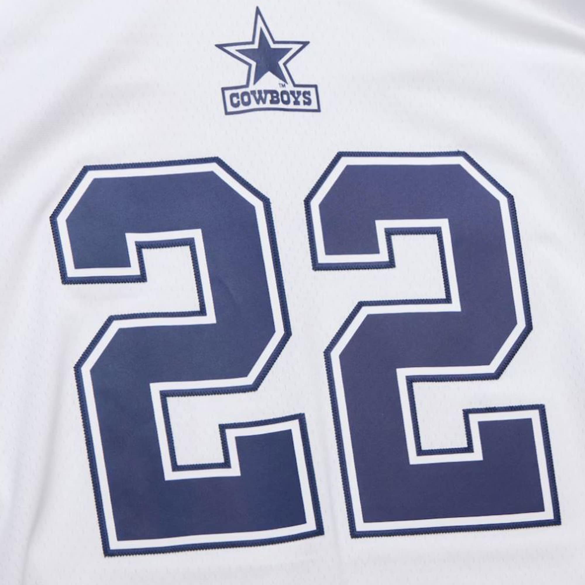 Dallas Cowboys Emmitt Smith Mitchell Ness White 1994 Alternate Legacy NFL Jersey Men's