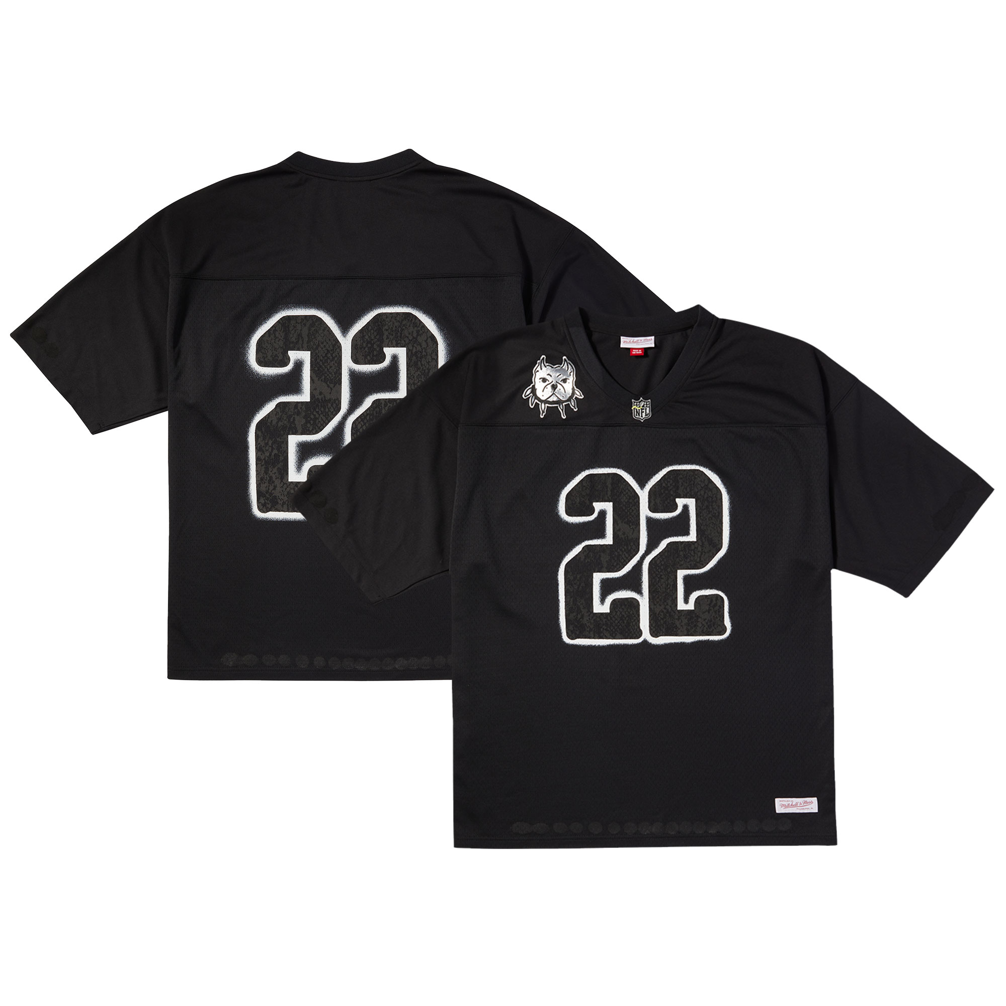 Mitchell Ness Black ?FL Por La Cultura x CHITO Limited Edition NFL Jersey Men's