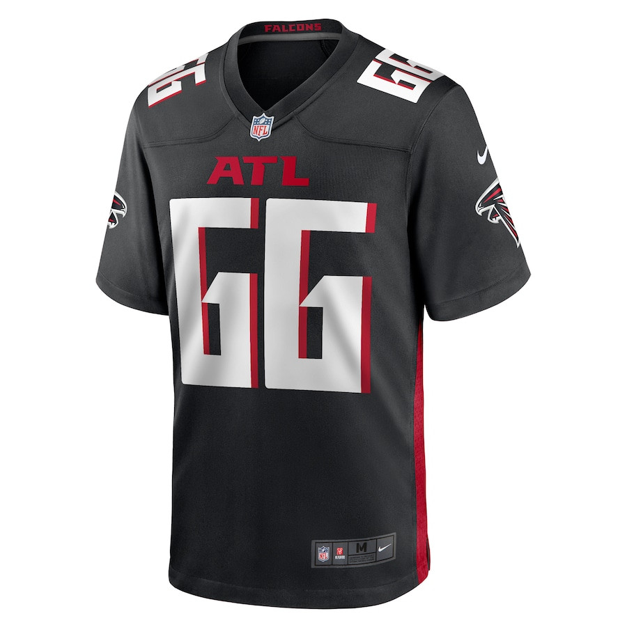 John Leglue 66 Atlanta Falcons Game Black NFL Jersey Men's