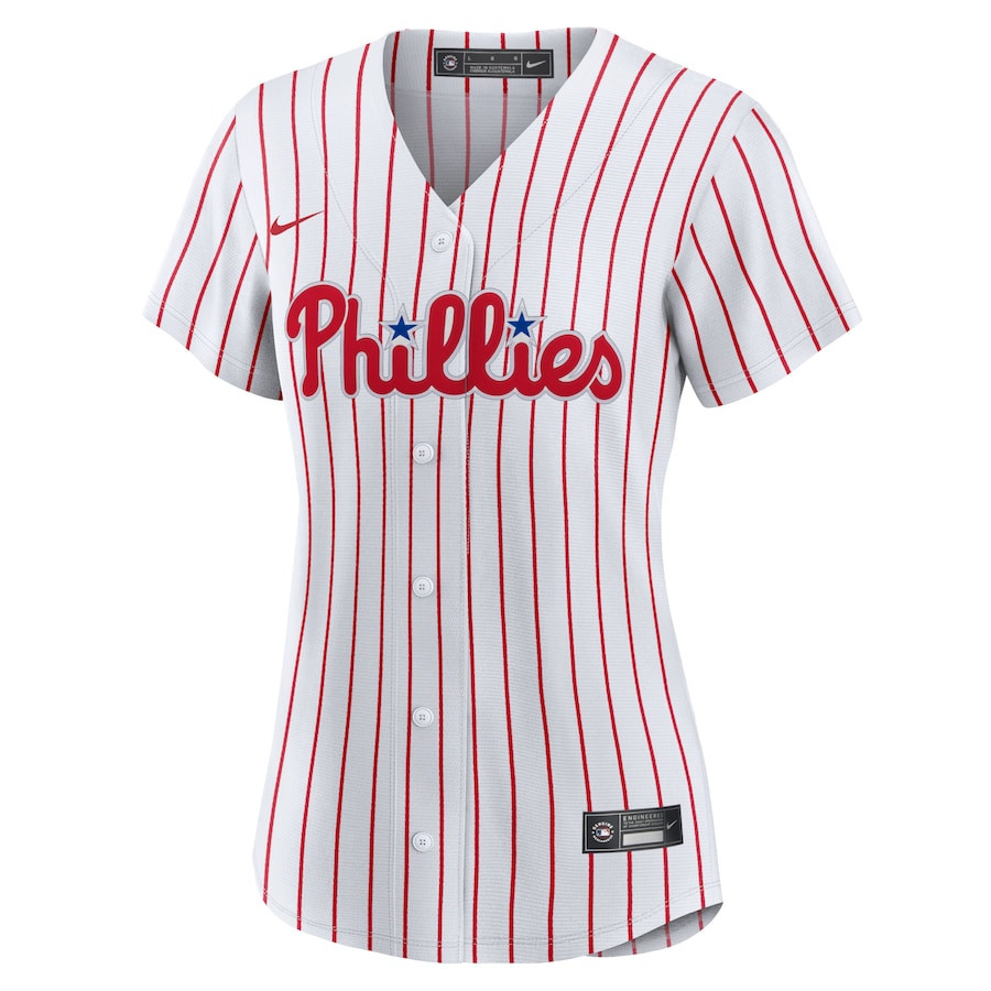 Bryce Harper 3 Philadelphia Phillies Home White MLB Jersey Women's