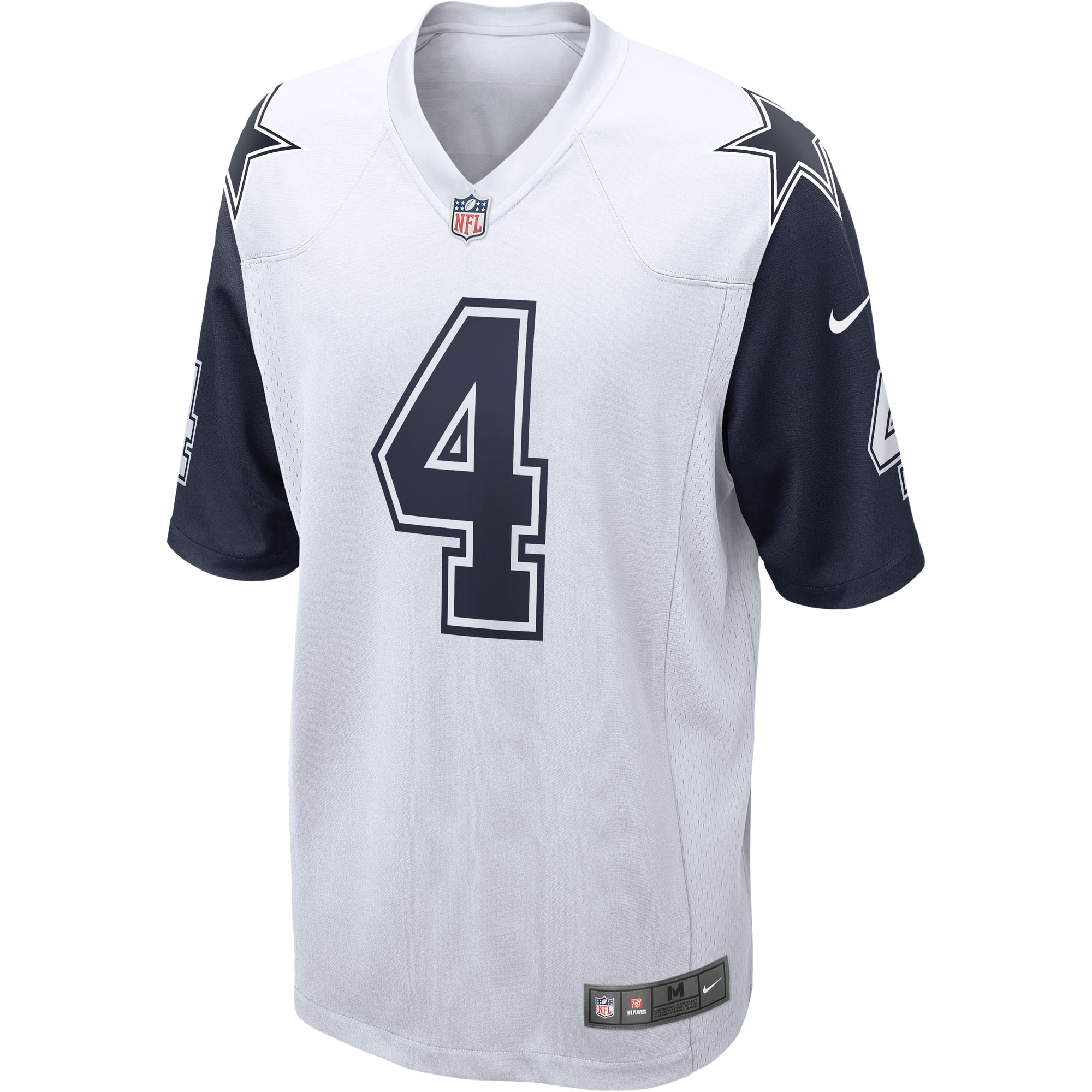 Dallas Cowboys Dak Prescott White Alternate Game NFL Jersey Men's