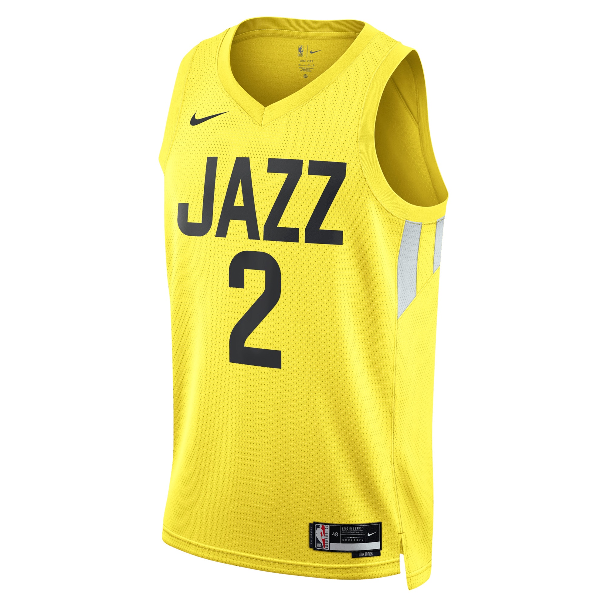 Utah Jazz Icon Edition Swingman Gold Colin Sexto Unisex NBA Jersey Unisex