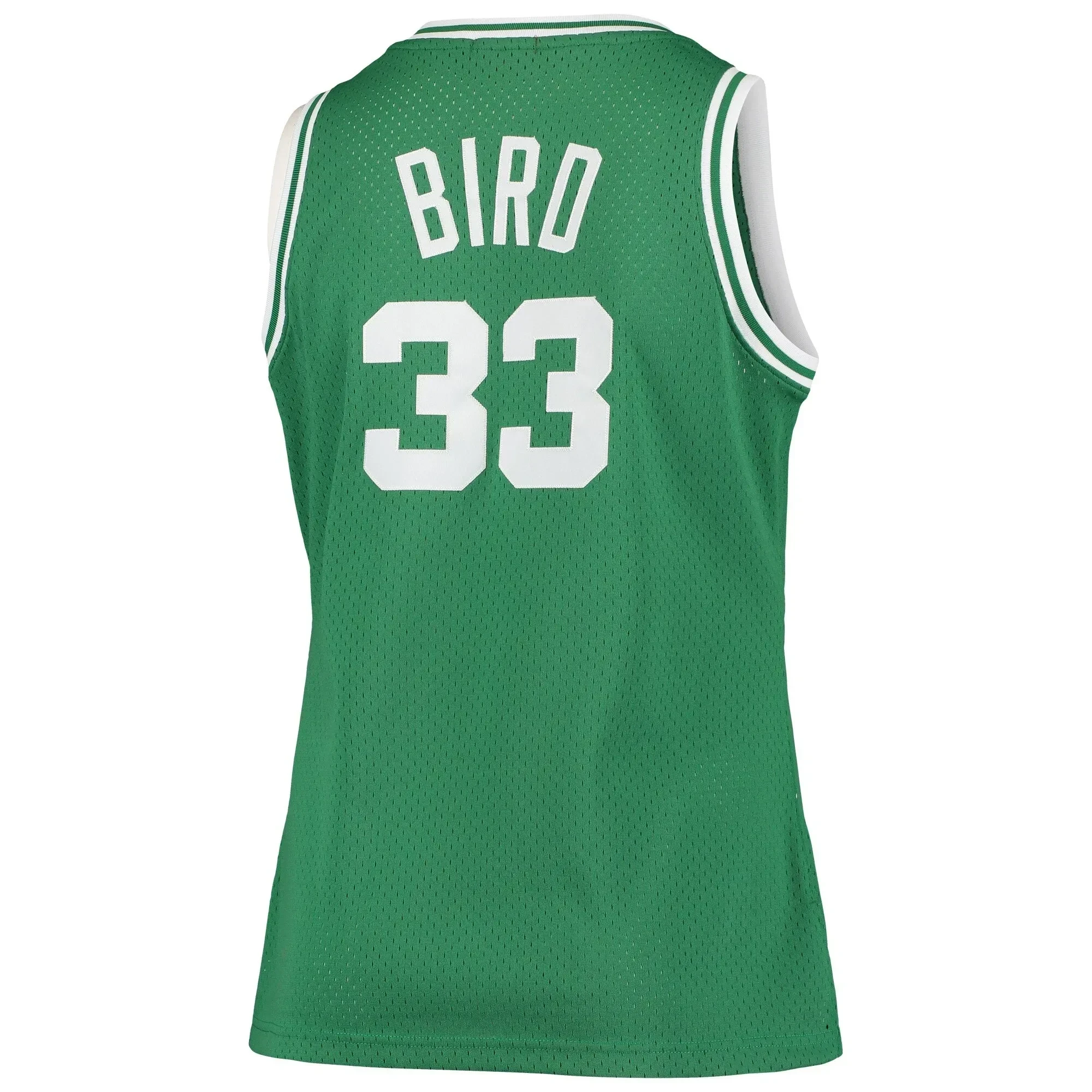 Larry Bird Boston Celtics Mitchell Ness Plus Size Swingman Kelly Green NBA Jersey Women's