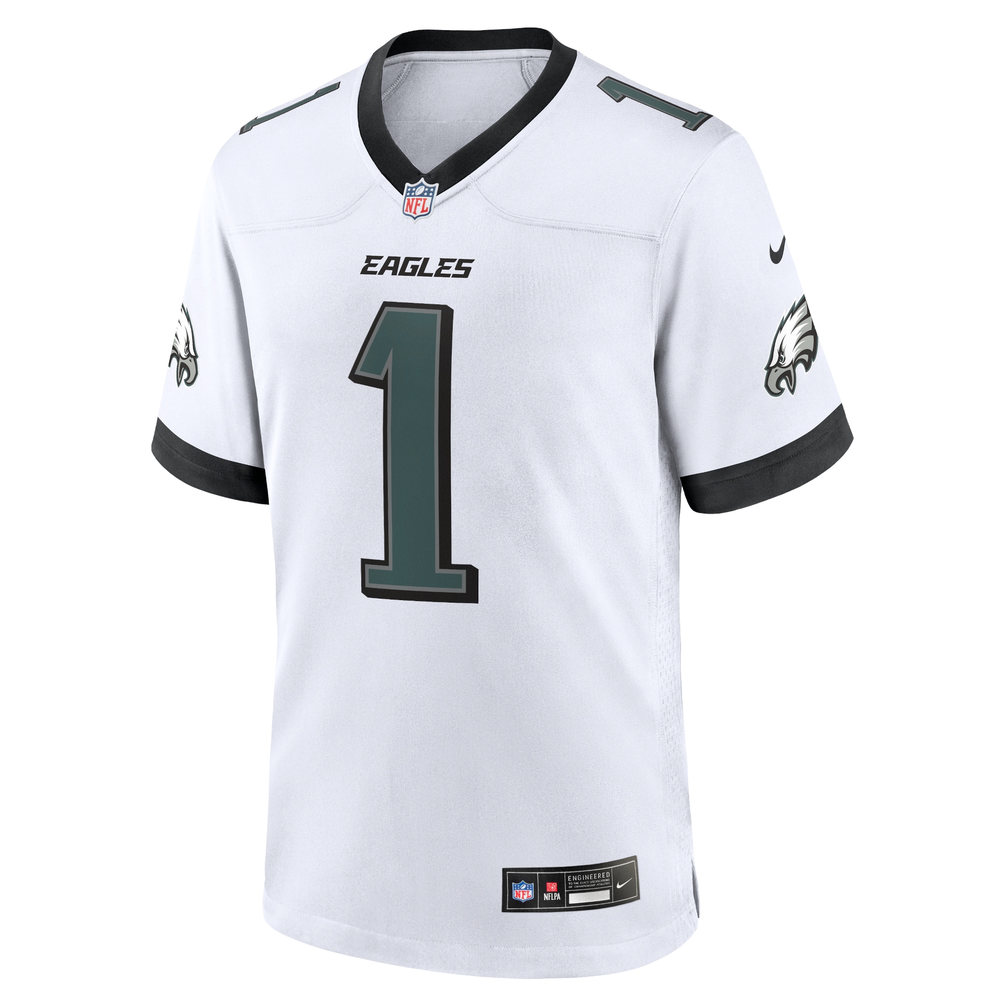Philadelphia Eagles Jalen Hurts White White Game NFL Jersey Men's