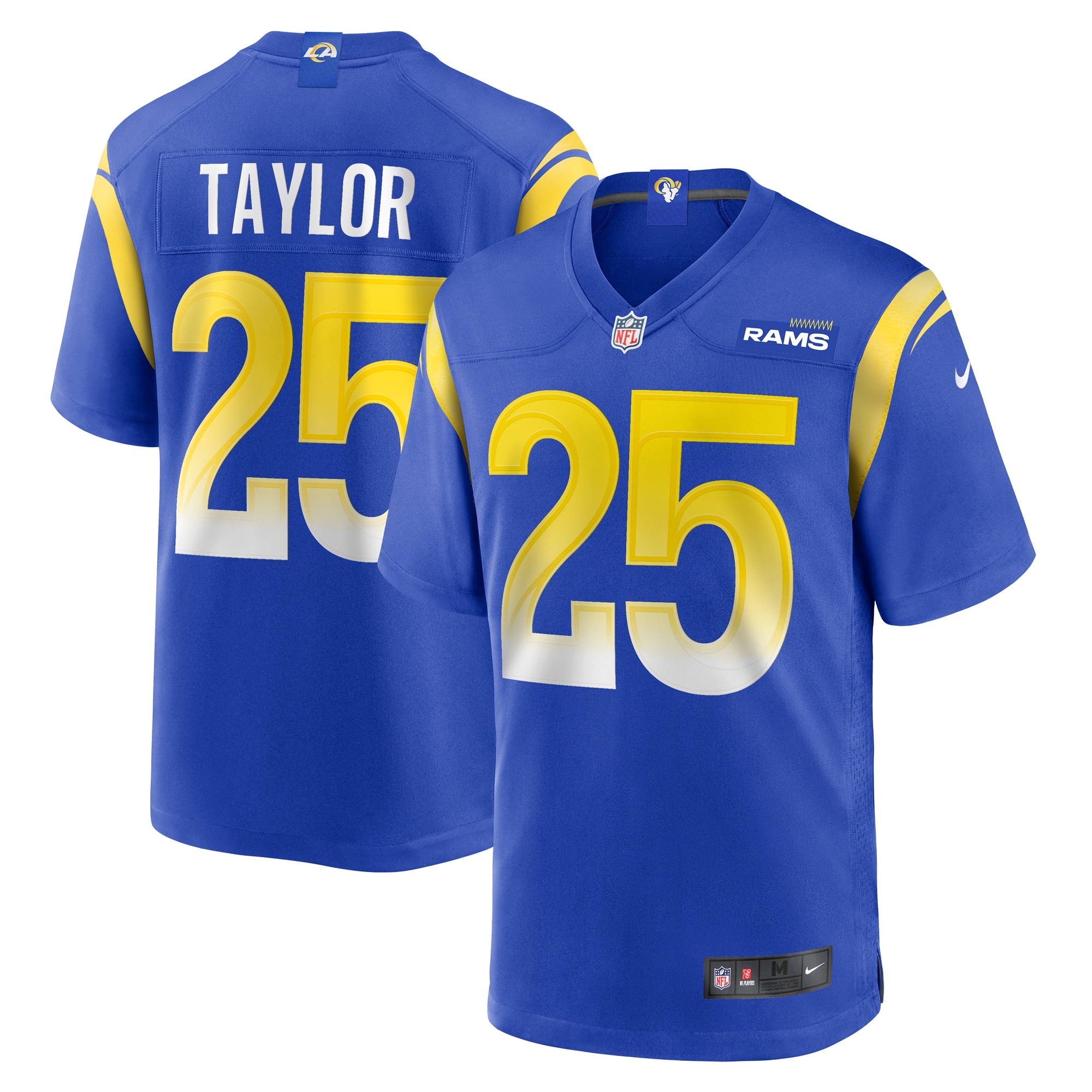 Los Angeles Rams Jason Taylor Royal Team Game NFL Jersey Men's