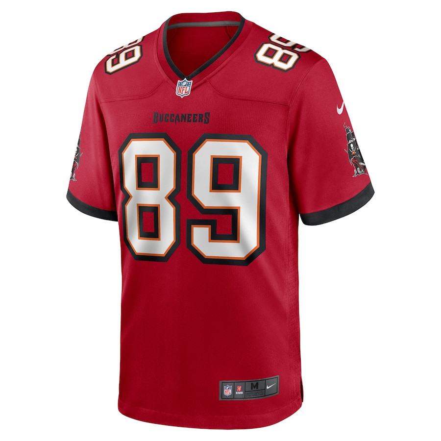 Dennis Houston 89 Tampa Bay Buccaneers Game Red NFL Jersey Men's