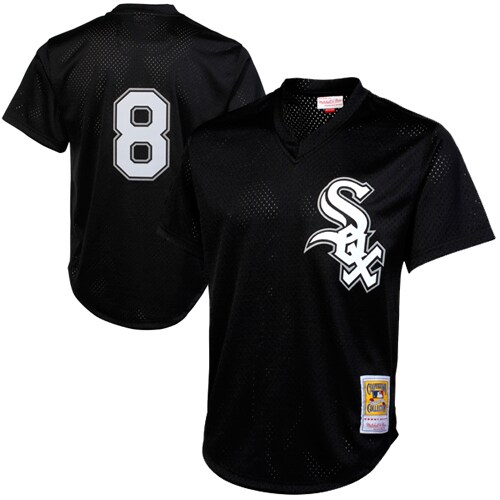 Chicago White Sox Bo Jackson Mitchell Ness Black 1993 Cooperstown Collection Batting Practice MLB Jersey Men's