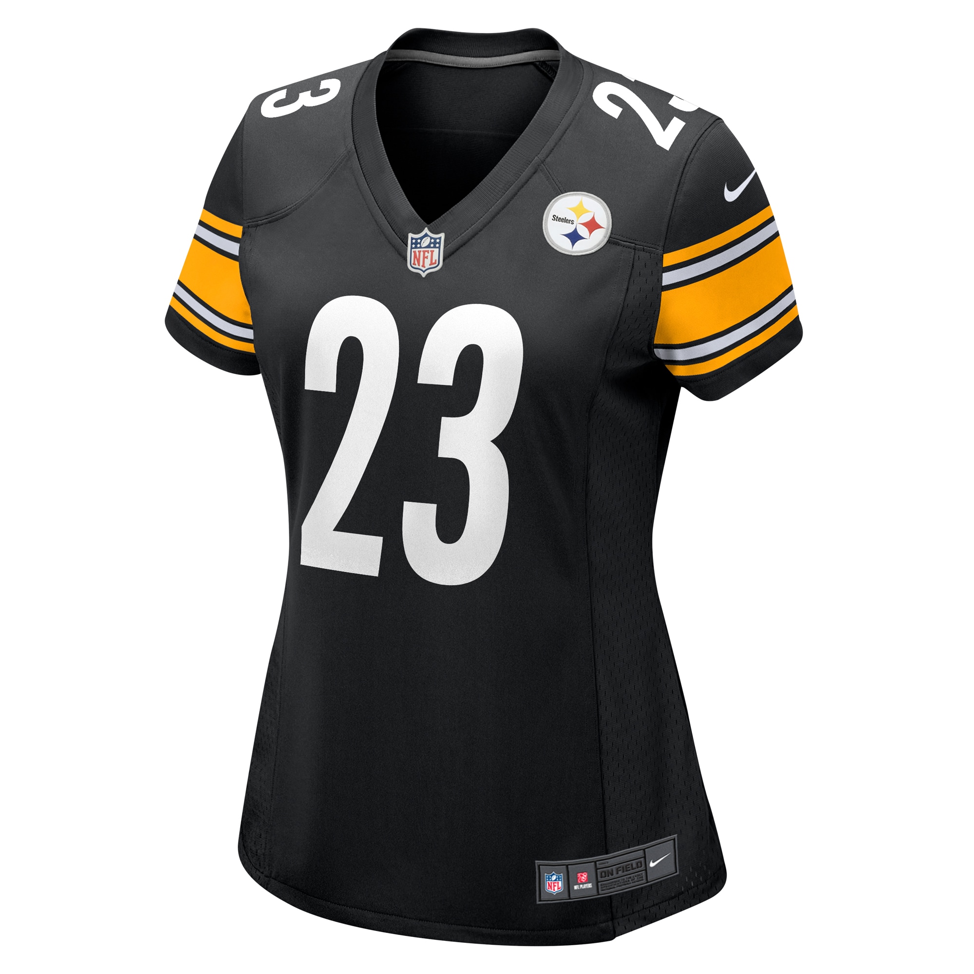 Pittsburgh Steelers Damontae Kazee Black Game NFL Jersey Women's