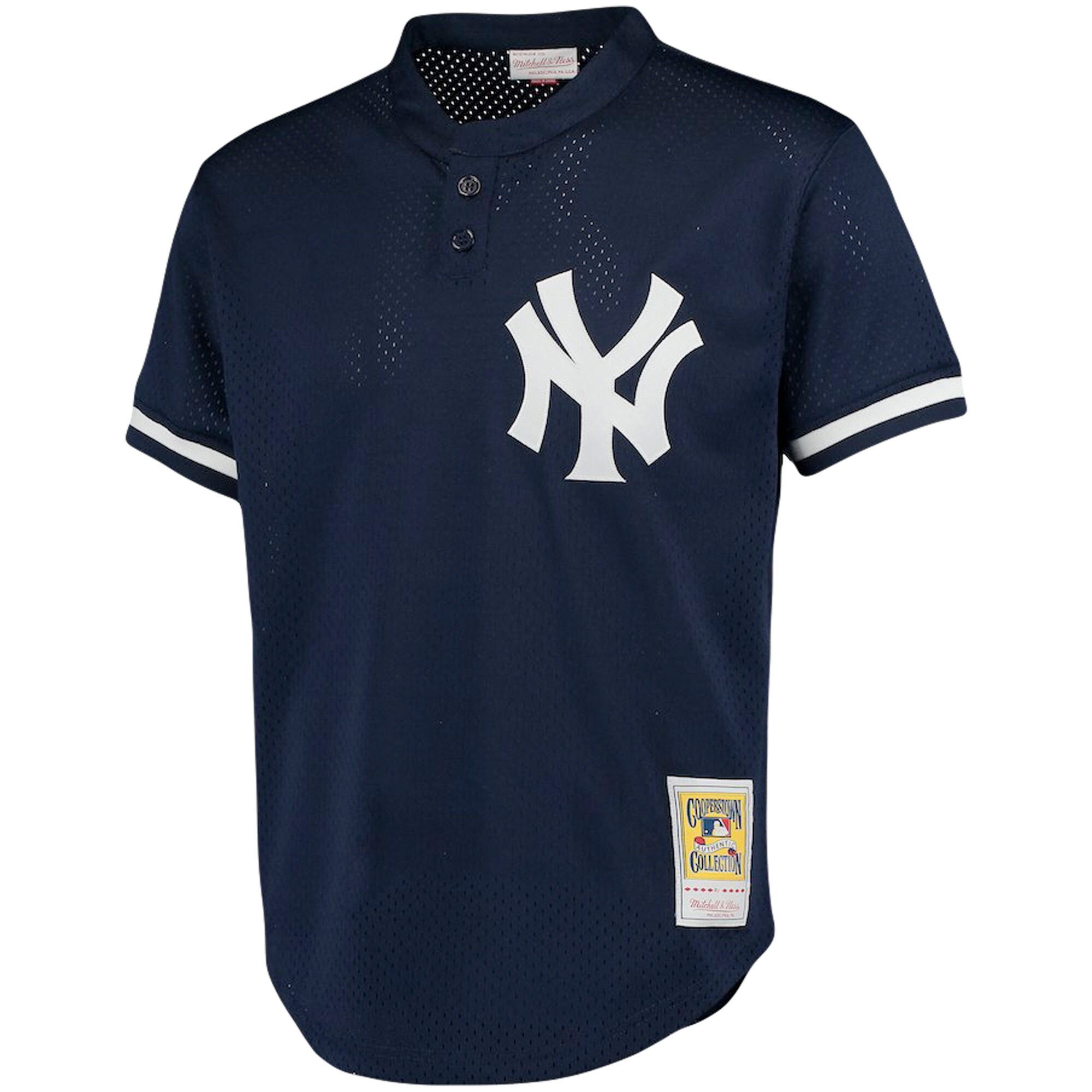 New York Yankees Mariano Rivera Mitchell Ness Navy Cooperstown Collection Big Tall Mesh Batting Practice MLB Jersey Men's