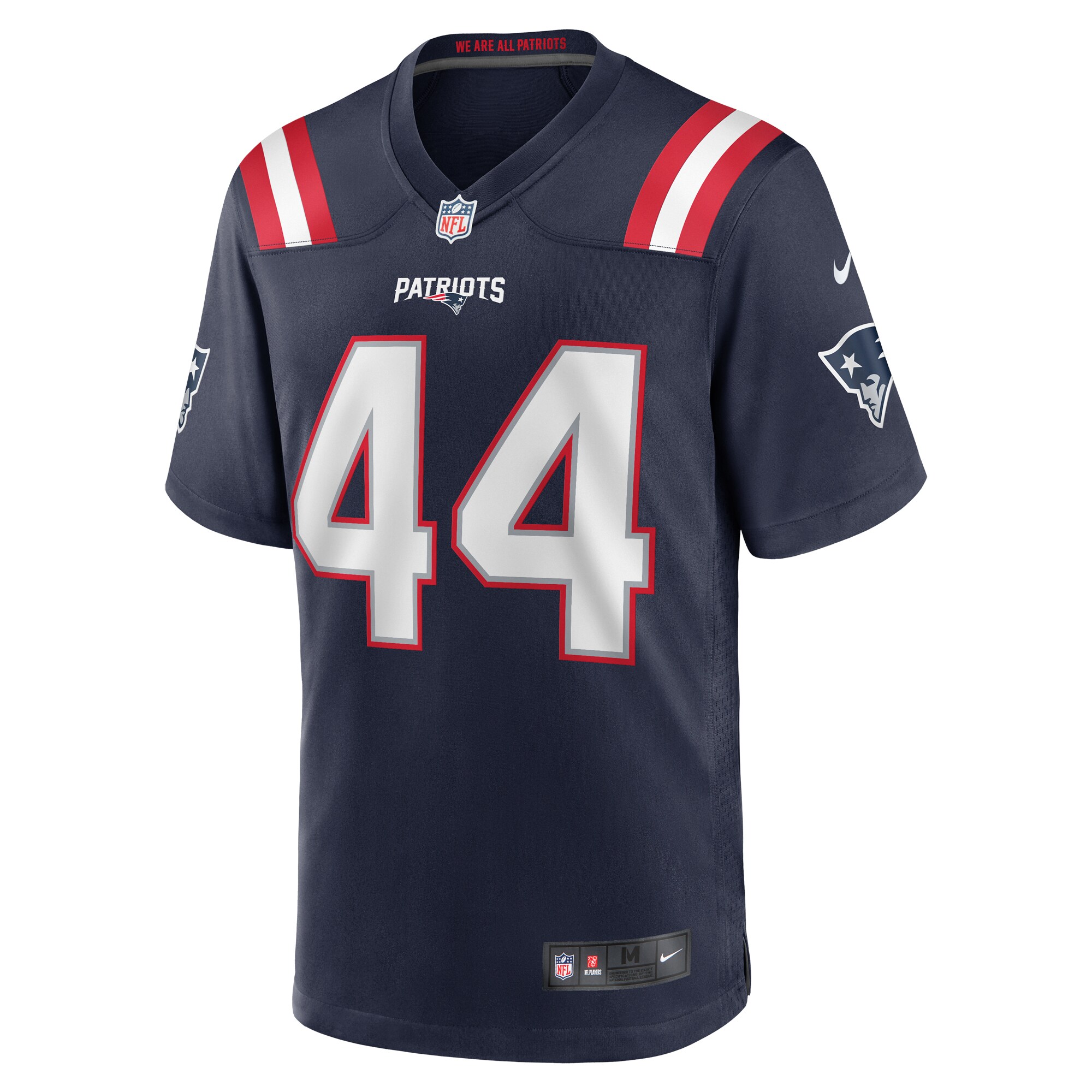 New England Patriots Raleigh Webb Navy Home Game Player NFL Jersey Men's