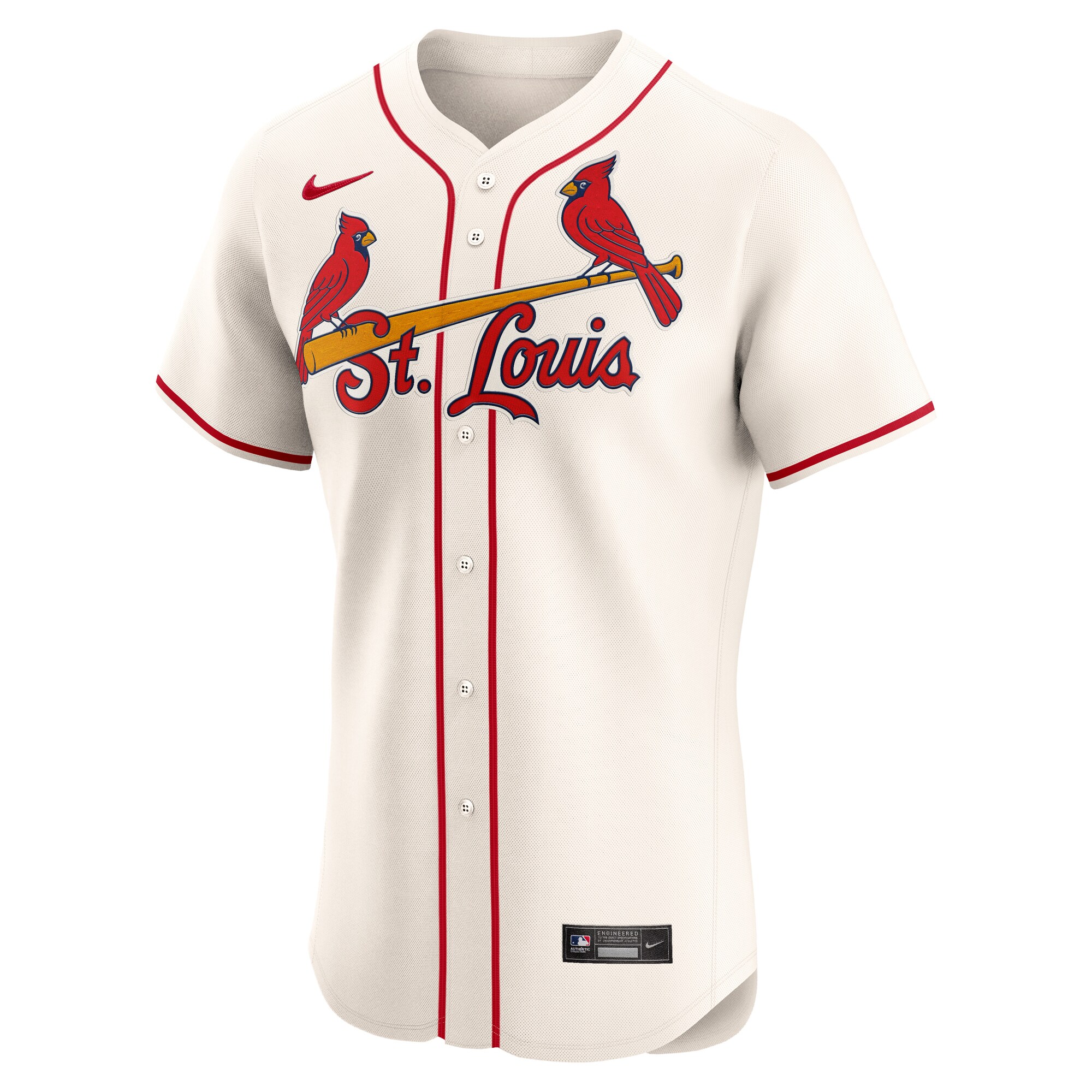 St. Louis Cardinals Cream Alternate Elite MLB Jersey Men's