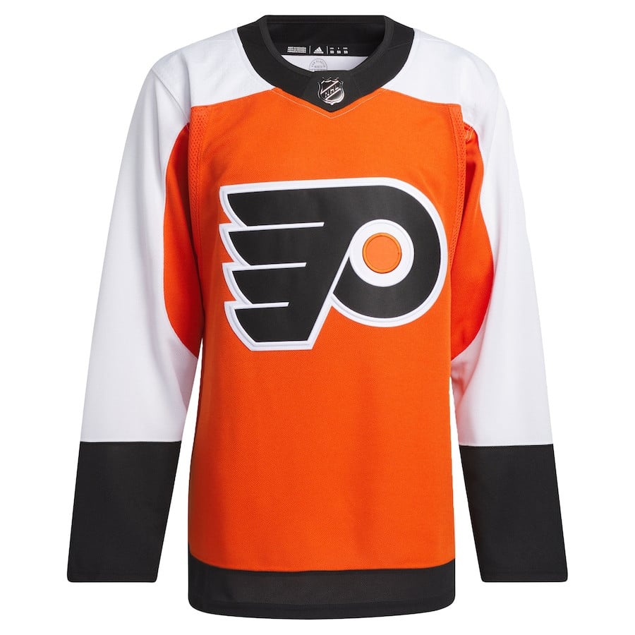 Philadelphia Flyers Home Primegreen Burnt Orange NHL Jersey Men's