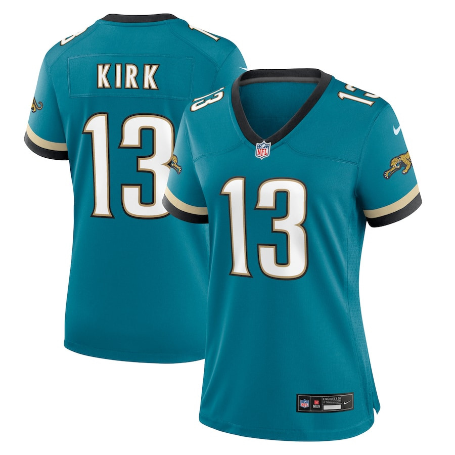 Christian Kirk 13 Jacksonville Jaguars Prowler Throwback Game Teal NFL Jersey Women's