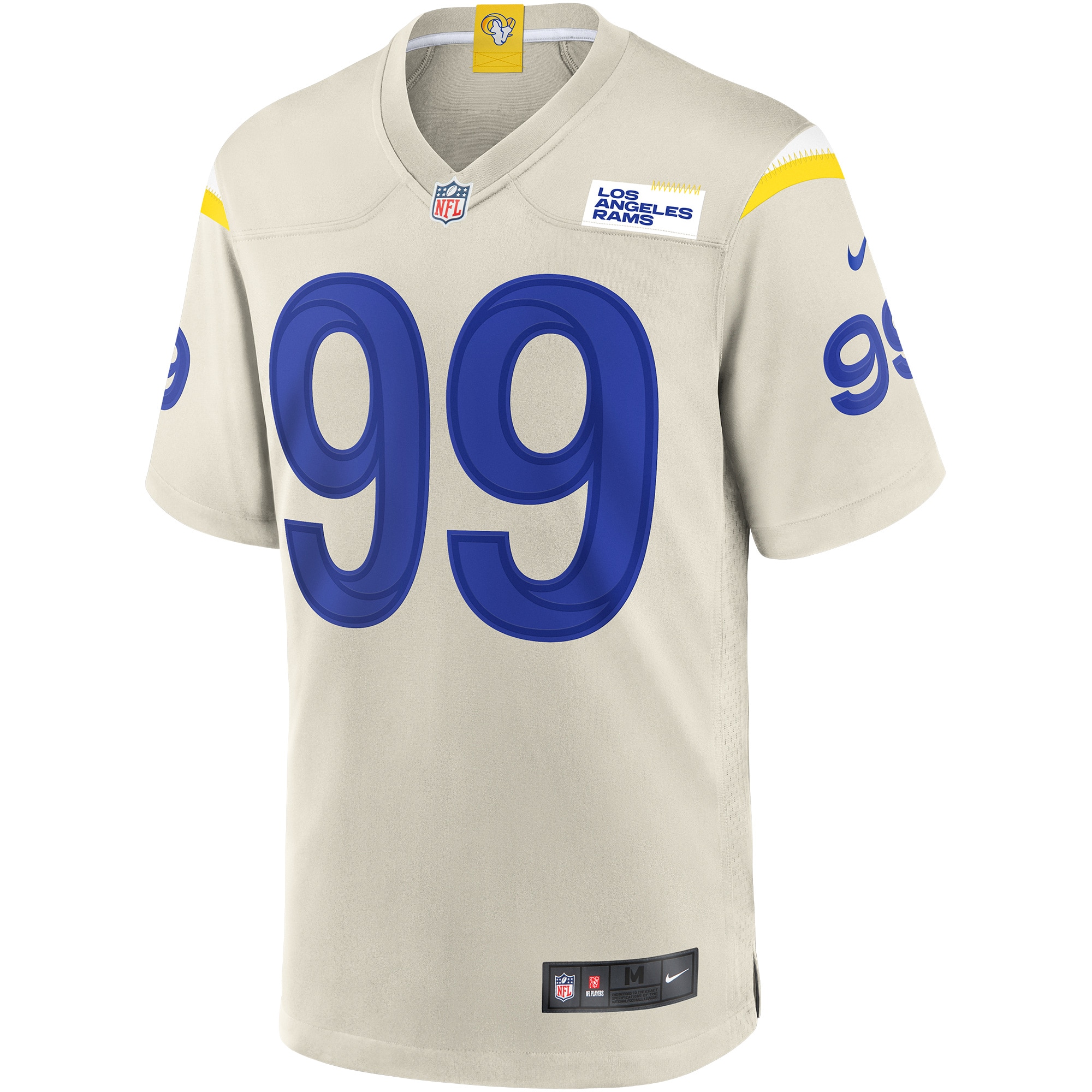 Los Angeles Rams Aaron Donald Bone Game NFL Jersey Men's