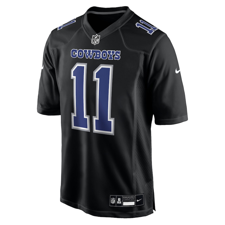 Micah Parsons 11 Dallas Cowboys Fashion Game Carbon Black NFL Jersey Men's