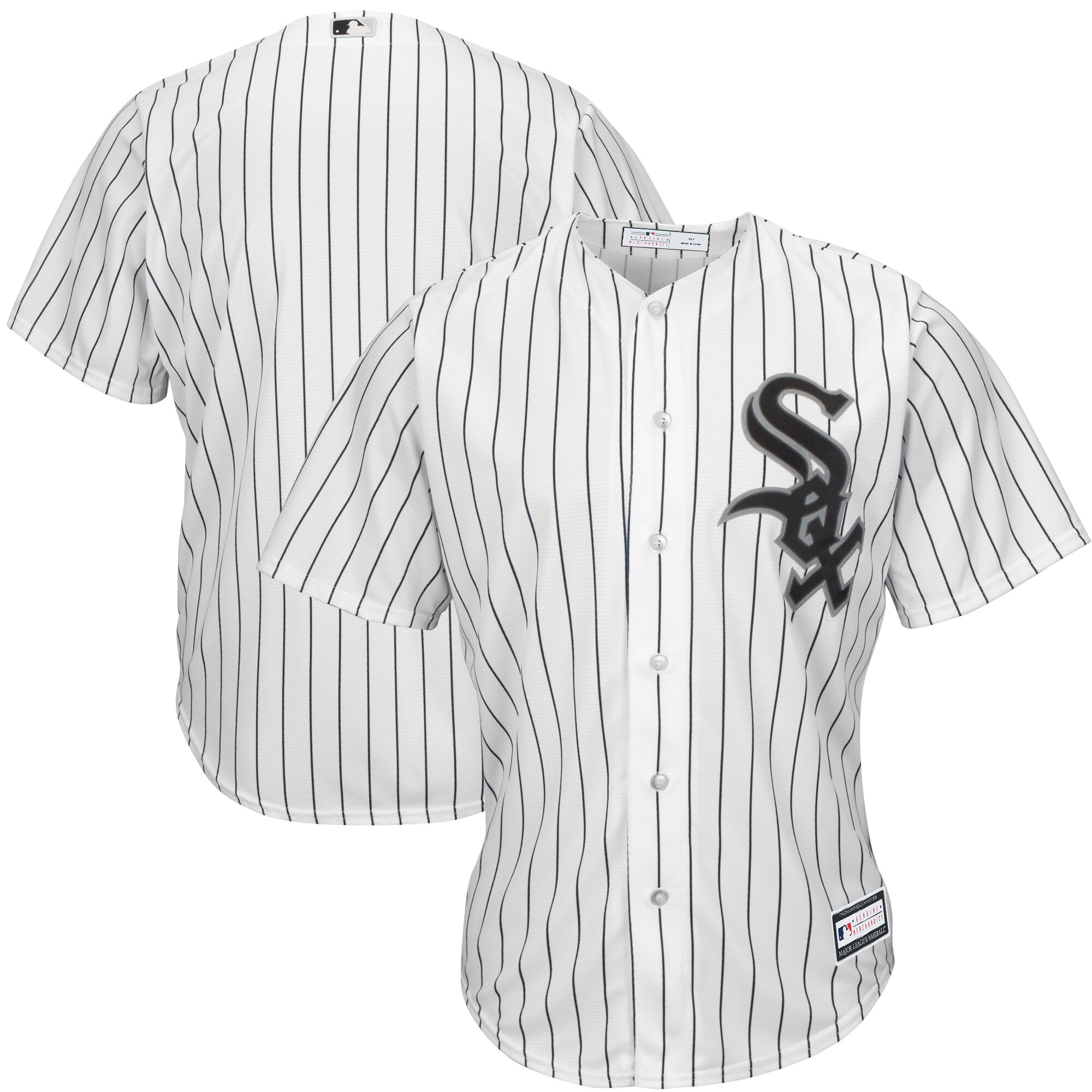 Chicago White Sox White Big Tall Team MLB Jersey Men's