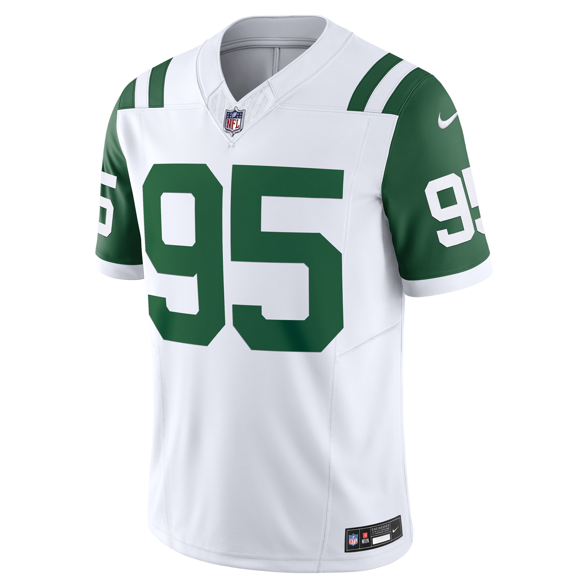New York Jets Quinnen Williams White Classic Alternate Vapor F.U.S.E. Limited NFL Jersey Men's