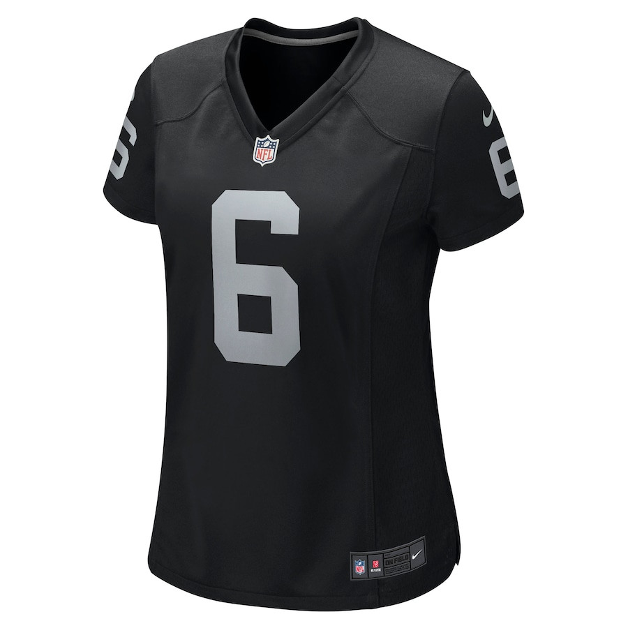 AJ Cole 6 Las Vegas Raiders Game Black NFL Jersey Women's