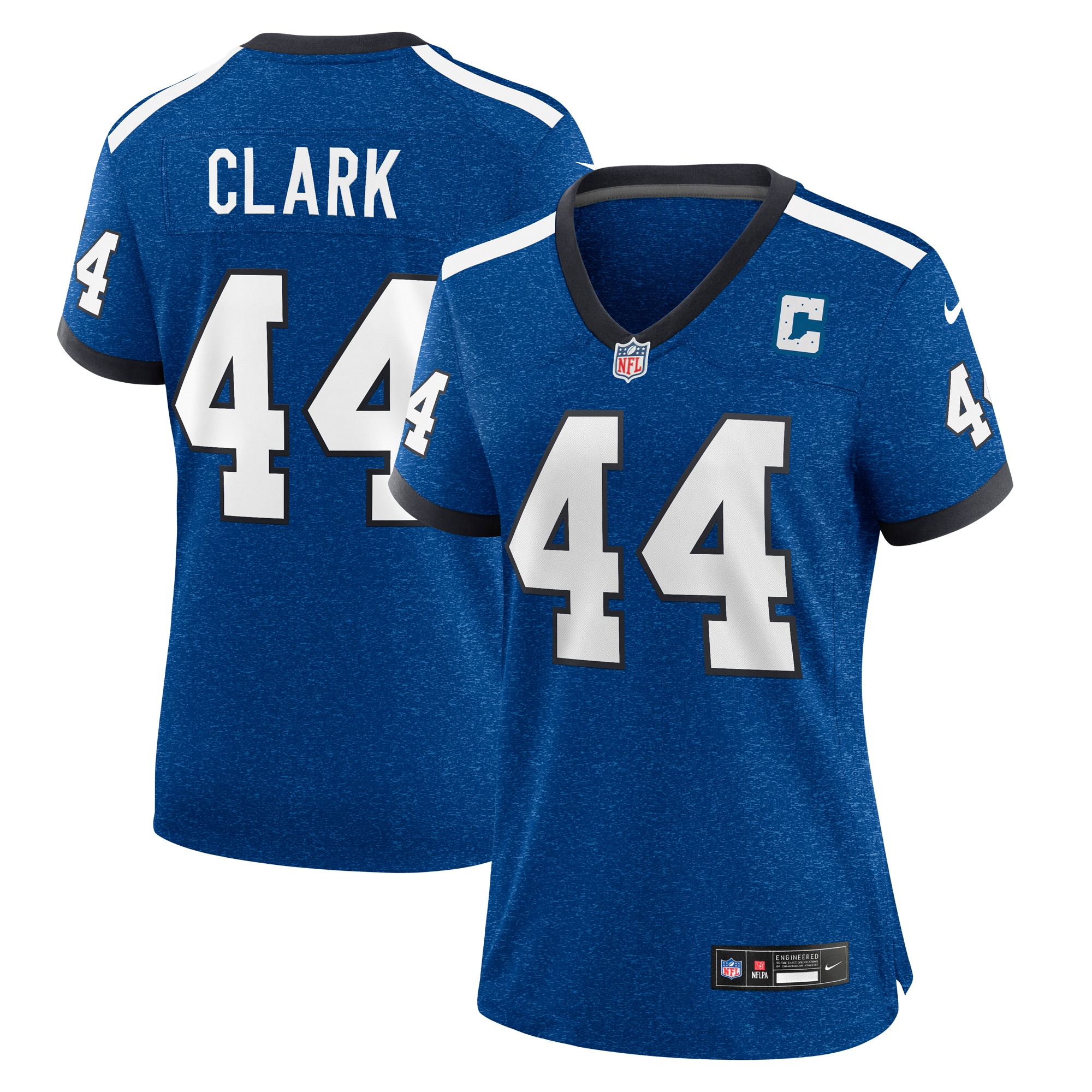 Indianapolis Colts Dallas Clark Royal Indiana Nights Alternate Game NFL Jersey Women's