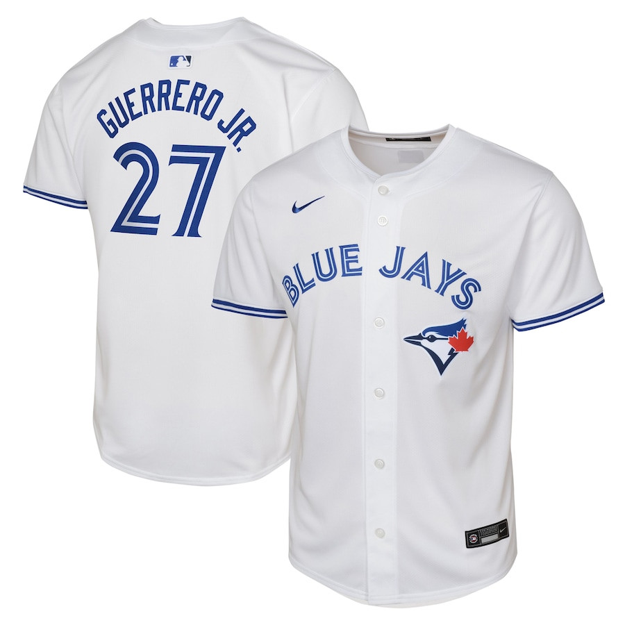 Vladimir Guerrero Jr. 27 Toronto Blue Jays Home Limited Player White MLB Jersey Youth