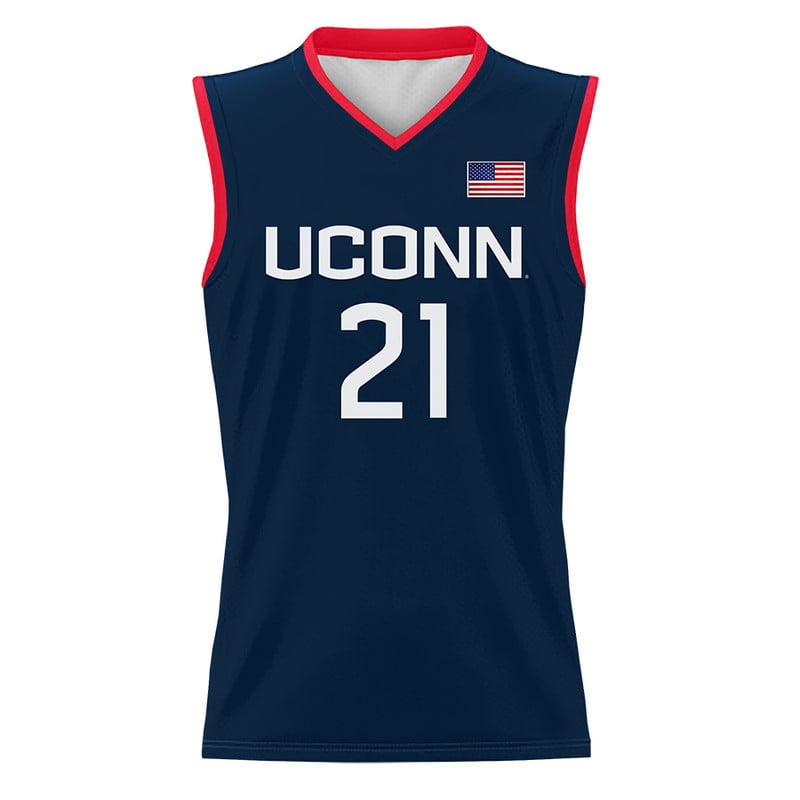 Adama Sanogo #21 UConn Huskies Navy NCAA Jersey Men's